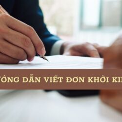 Hướng dẫn cách viết đơn khởi kiện và mẫu đơn khởi kiện mới nhất