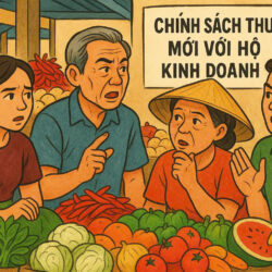 MỘT SỐ LƯU Ý VỀ NGHĨA VỤ THUẾ CỦA HỘ KINH DOANH THEO QUY ĐỊNH MỚI NĂM 2025