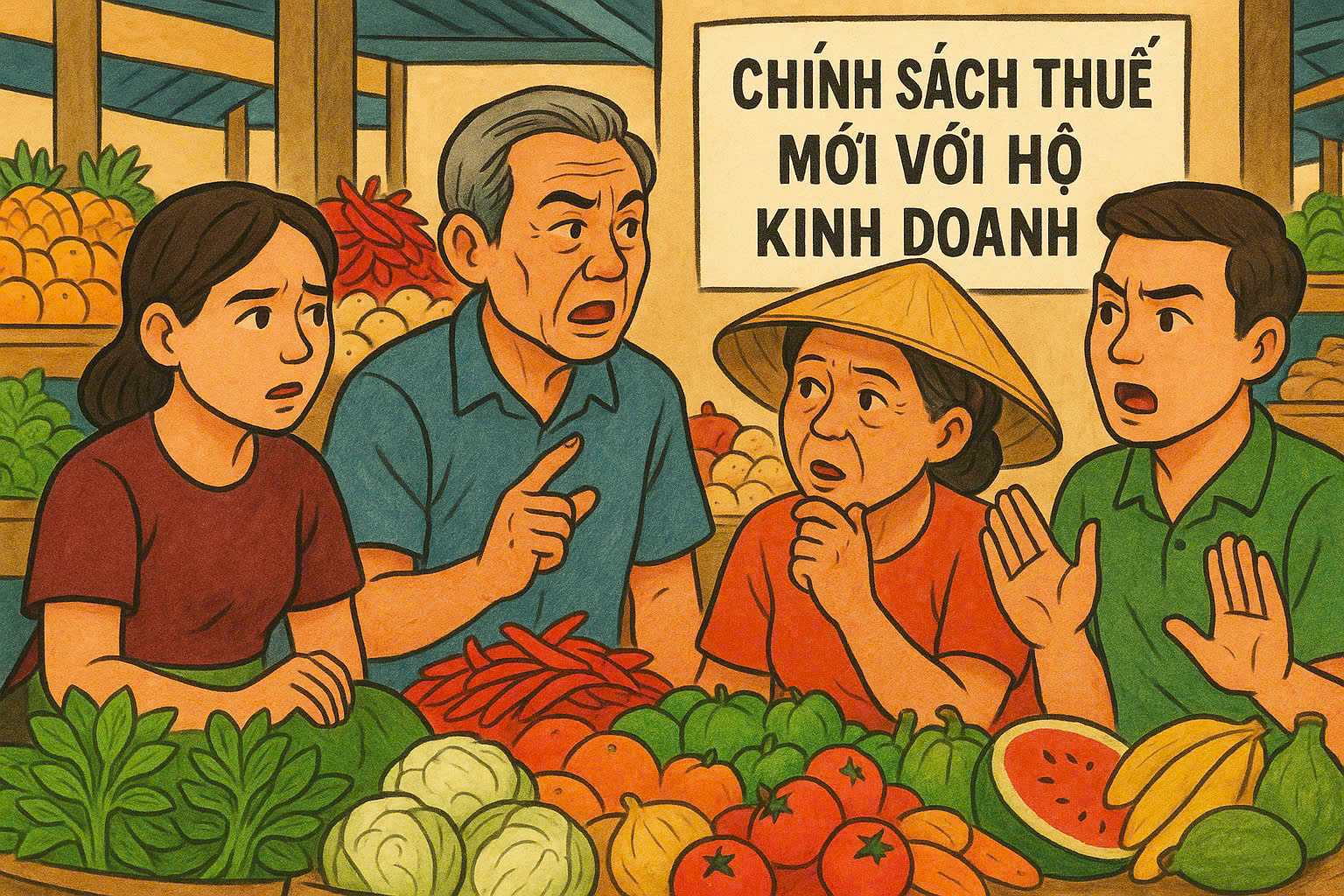 MỘT SỐ LƯU Ý VỀ NGHĨA VỤ THUẾ CỦA HỘ KINH DOANH THEO QUY ĐỊNH MỚI NĂM 2025