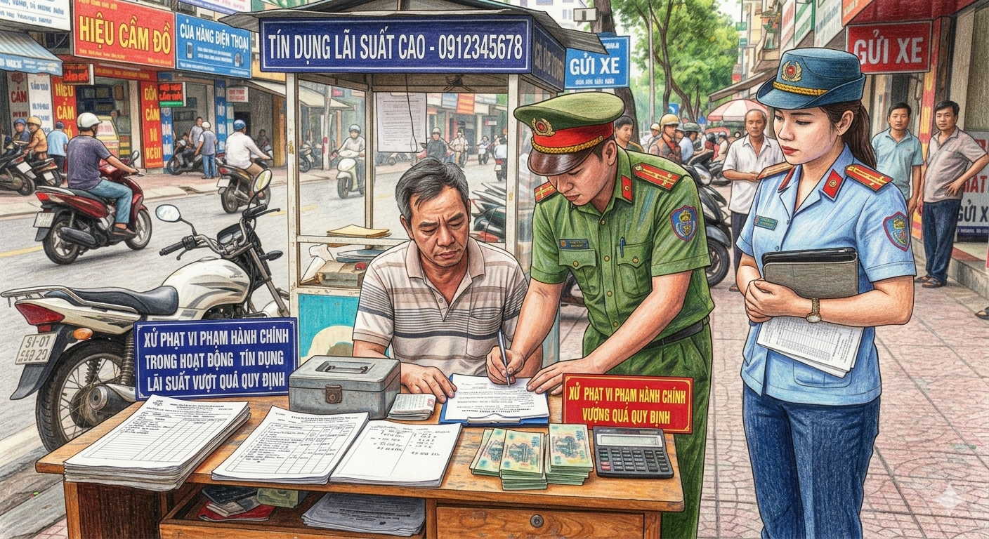 Lãi suất cho vay vượt 20%/năm: phần lãi vượt xử lý thế nào, khi nào phạm tội?